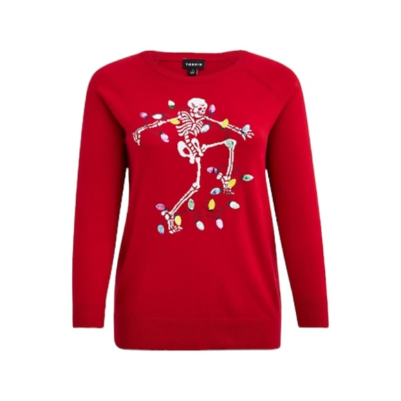 Torrid Skeleton Christmas Sweater - Picture 4 of 4